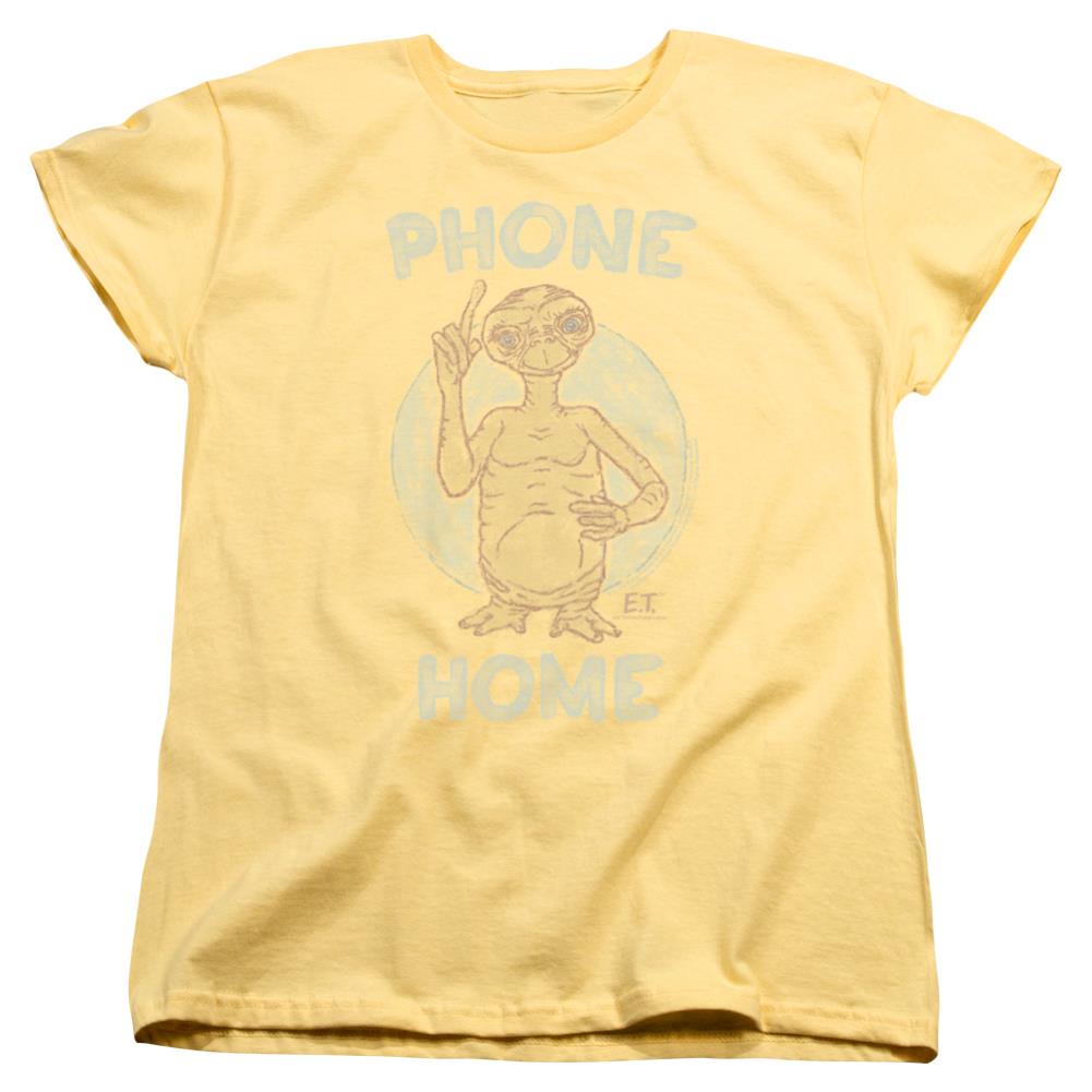E.T. The Extra-Terrestrial Phone Women's 18/1 Cotton Short-Sleeve T-Shirt