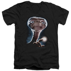E.T. The Extra-Terrestrial Portrait Men's 30/1 Cotton Slim V-Neck T-Shirt