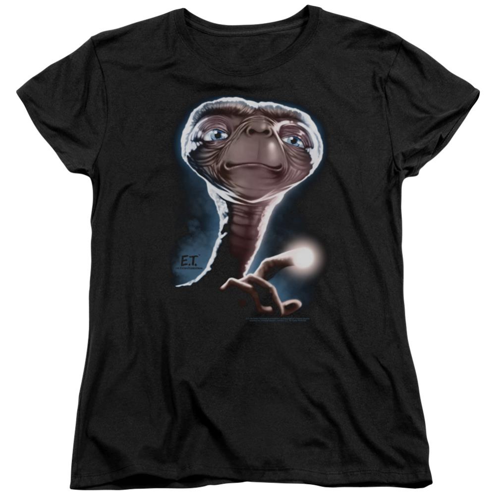 E.T. The Extra-Terrestrial Portrait Women's 18/1 Cotton Short-Sleeve T-Shirt
