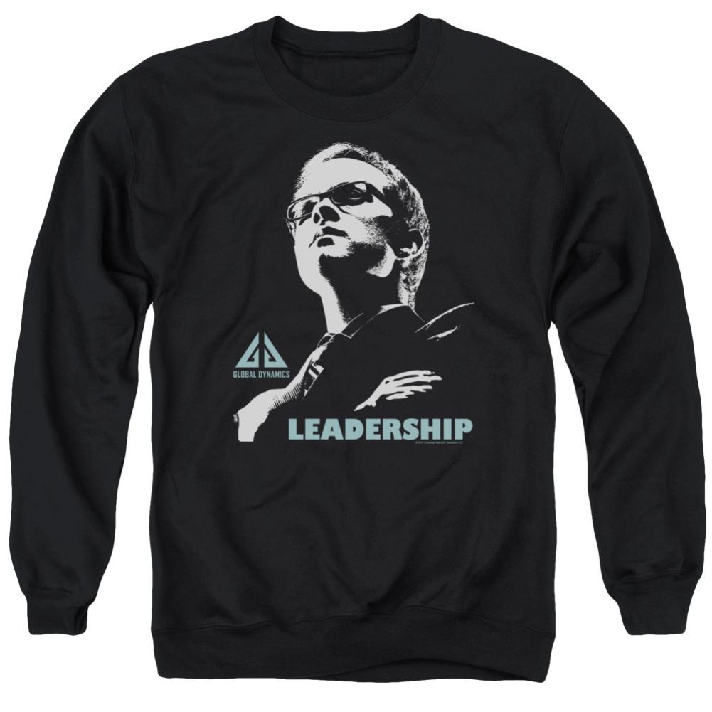 Eureka Leadership Poster Men's Crewneck 50 50 Poly Long-Sleeve T-Shirt