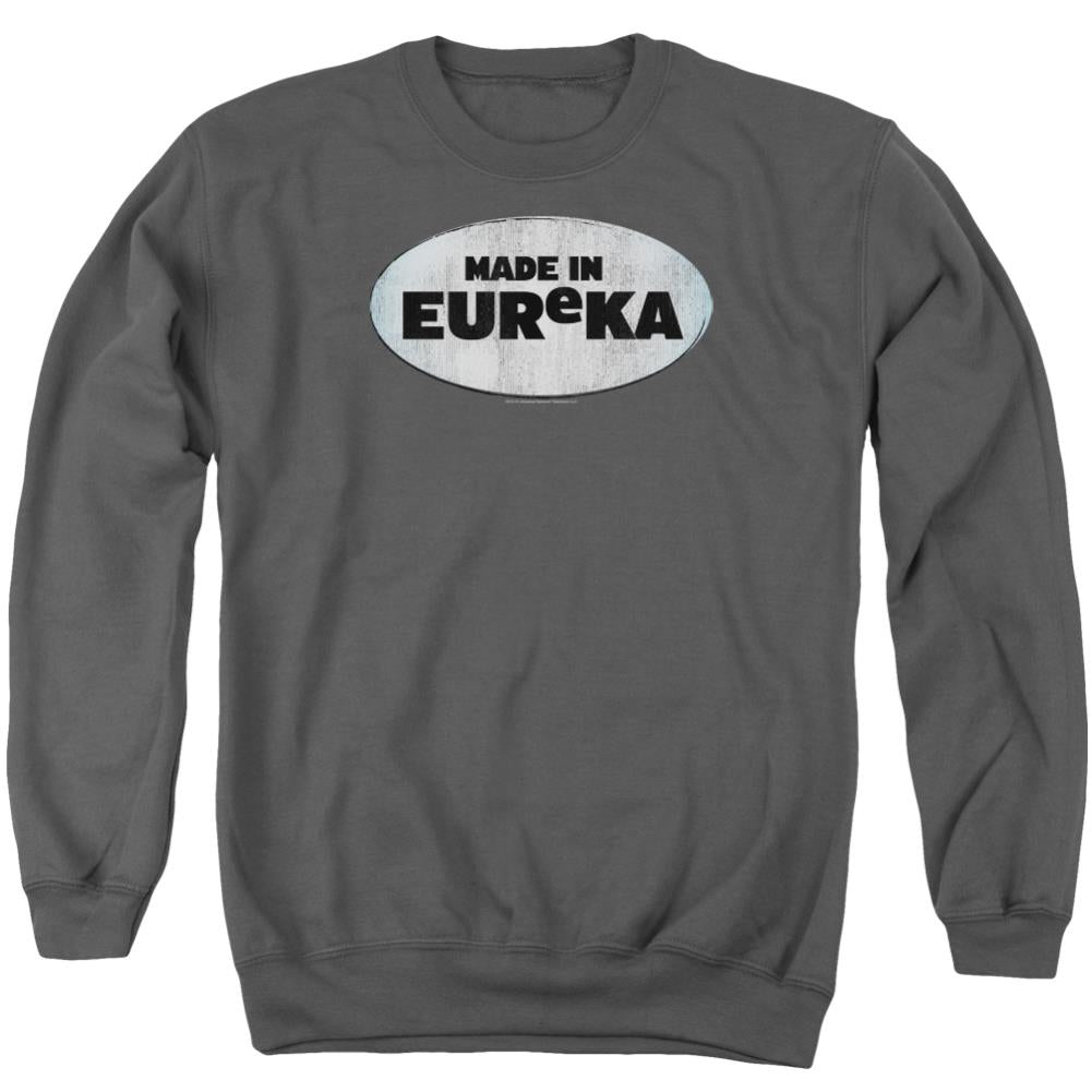 Eureka Made In Eureka Men's Crewneck 50 50 Poly Long-Sleeve T-Shirt