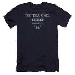 Eureka Tesla School Men's Ultra-Soft 30/1 Cotton Slim Short-Sleeve T-Shirt
