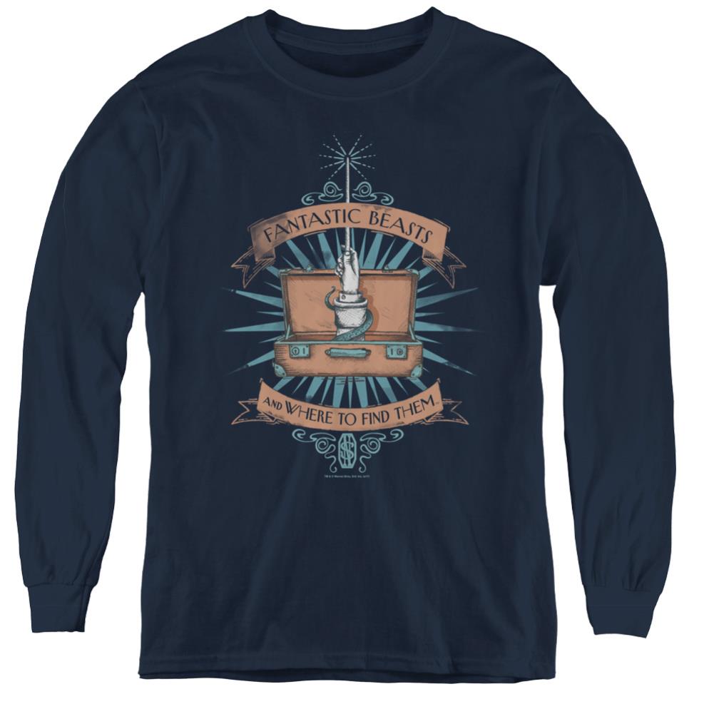 Fantastic Beasts And Where To Find Them Briefcase Youth Long-Sleeve T-Shirt