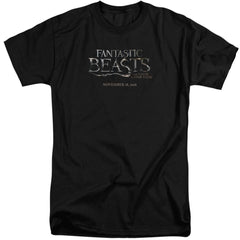 Fantastic Beasts And Where To Find Them Logo Men's 18/1 Tall Cotton Short-Sleeve T-Shirt
