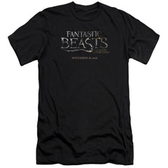 Fantastic Beasts And Where To Find Them Logo Men's Ultra-Soft 30/1 Cotton Slim Short-Sleeve T-Shirt