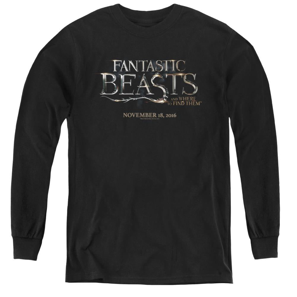 Fantastic Beasts And Where To Find Them Logo Youth Long-Sleeve T-Shirt