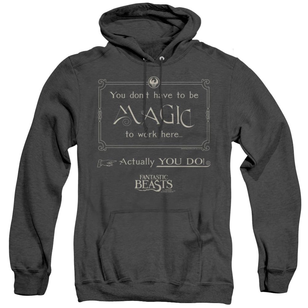 Fantastic Beasts And Where To Find Them Magic To Work Here Men's Pull-Over Hoodie