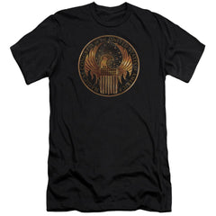 Fantastic Beasts And Where To Find Them Magical Congress Crest Men's Ultra-Soft 30/1 Cotton Slim Short-Sleeve T-Shirt