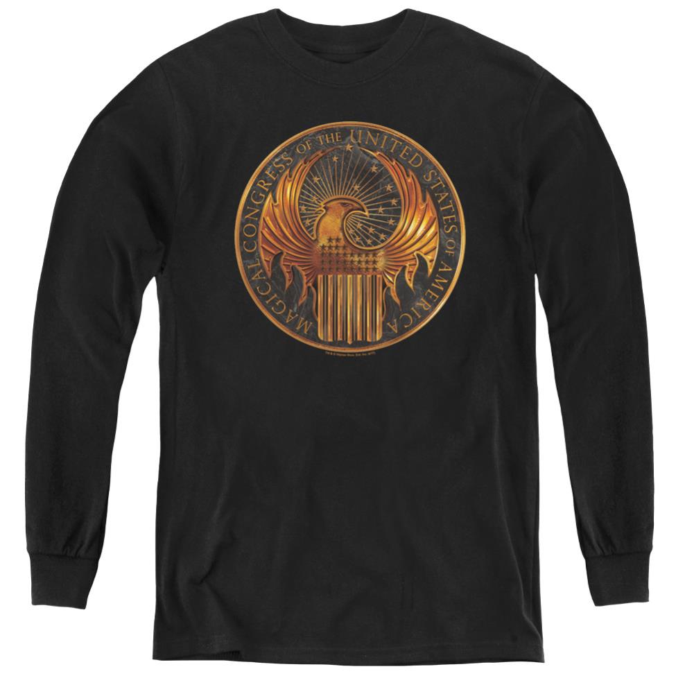 Fantastic Beasts And Where To Find Them Magical Congress Crest Youth Long-Sleeve T-Shirt