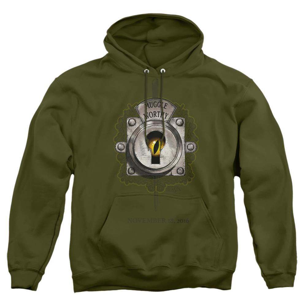 Fantastic Beasts And Where To Find Them Muggle Worthy Men's Pull-Over 75 25 Poly Hoodie