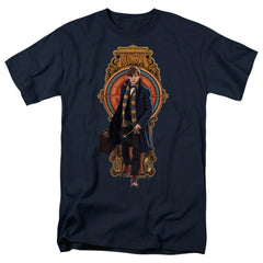 Fantastic Beasts And Where To Find Them Newt Scamander Men's 18/1 Cotton Short-Sleeve T-Shirt
