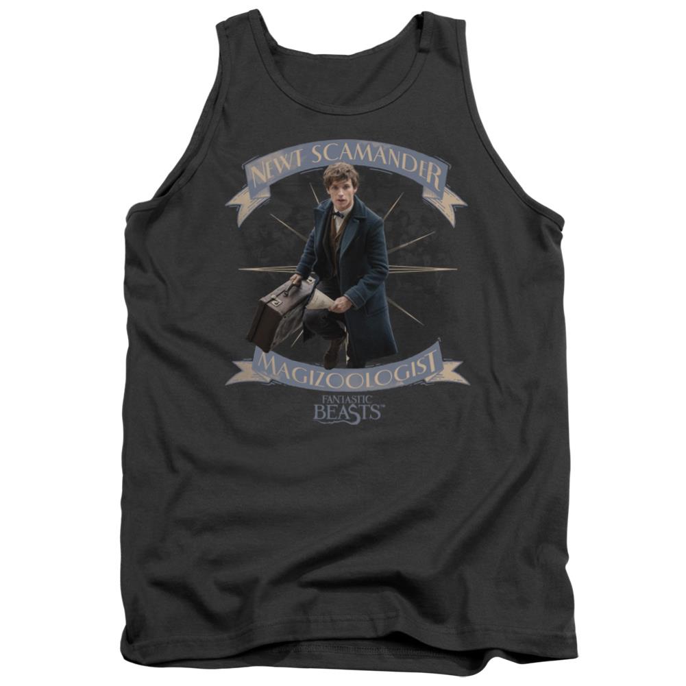 Fantastic Beasts And Where To Find Them Newt Scamander Men's 18/1 Cotton Tank Top