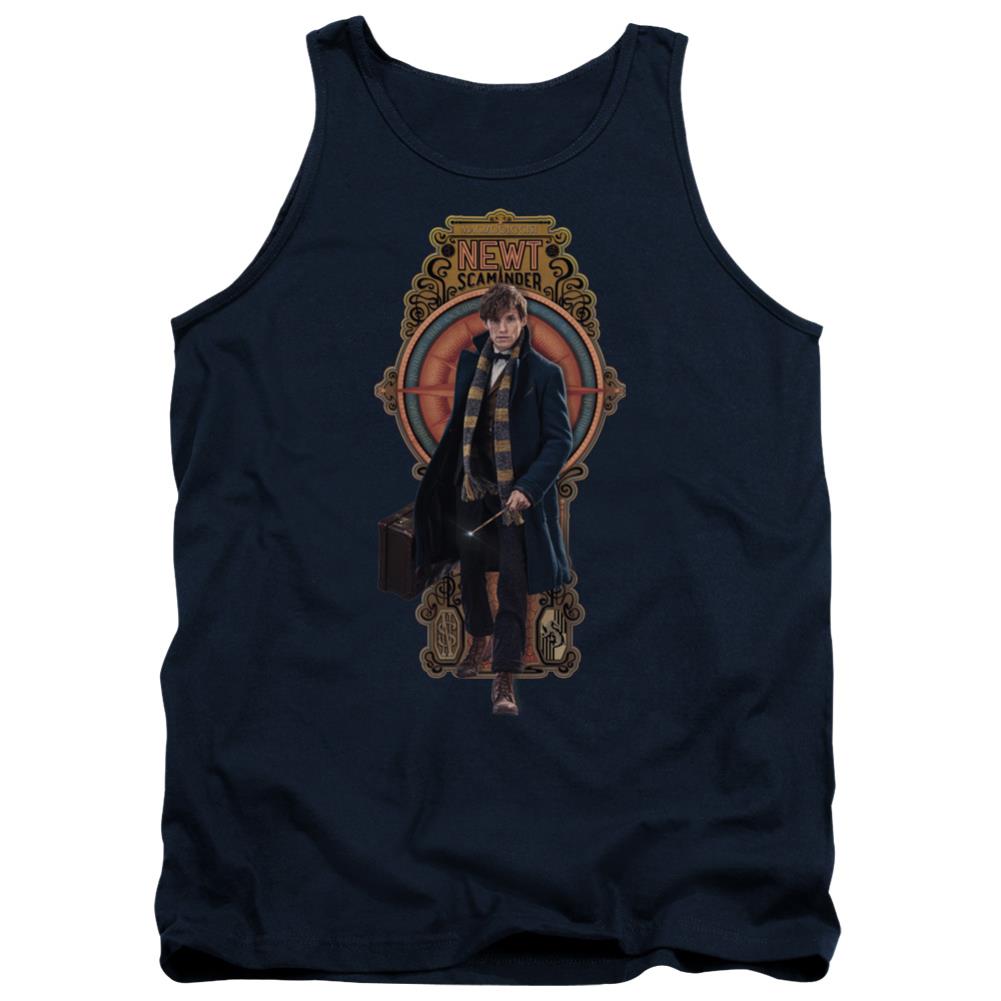 Fantastic Beasts And Where To Find Them Newt Scamander Men's 18/1 Cotton Tank Top