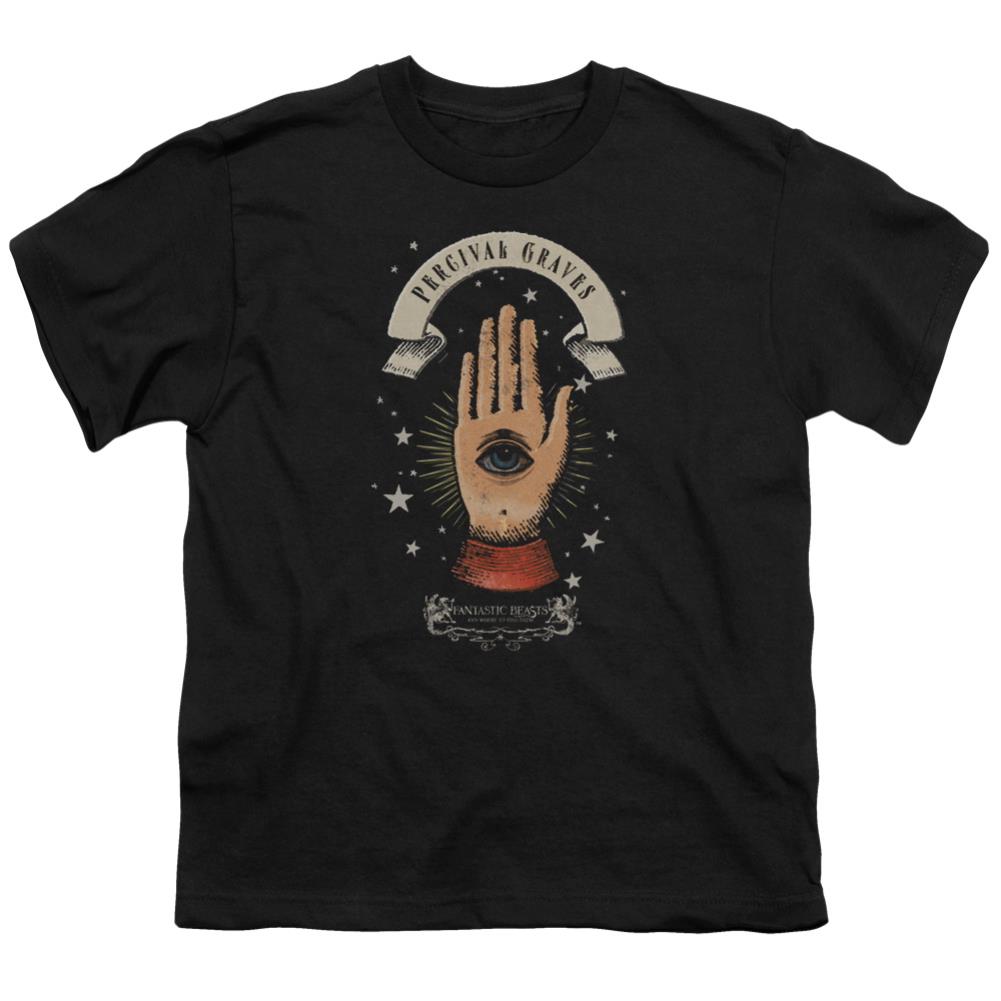 Fantastic Beasts And Where To Find Them Percival Graves Youth 18/1 100% Cotton Short-Sleeve T-Shirt