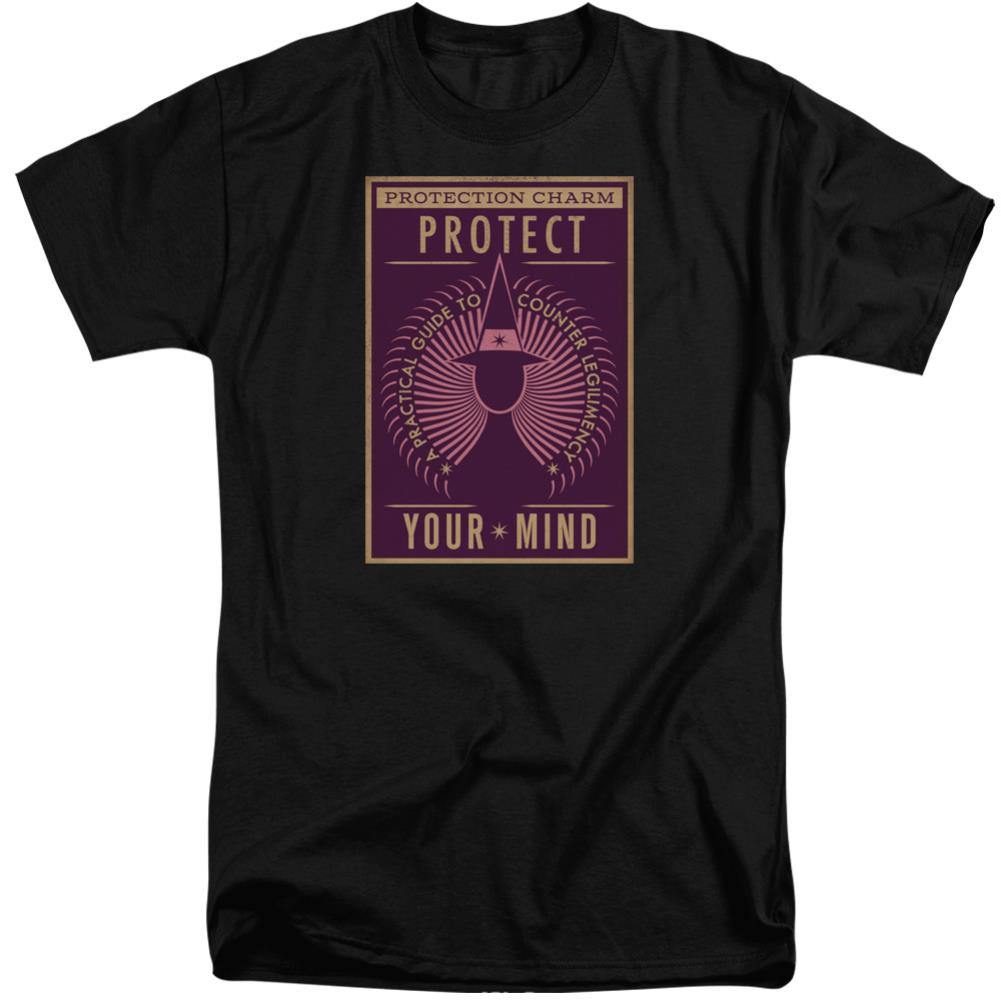 Fantastic Beasts And Where To Find Them Protect Your Mind Men's 18/1 Tall Cotton Short-Sleeve T-Shirt