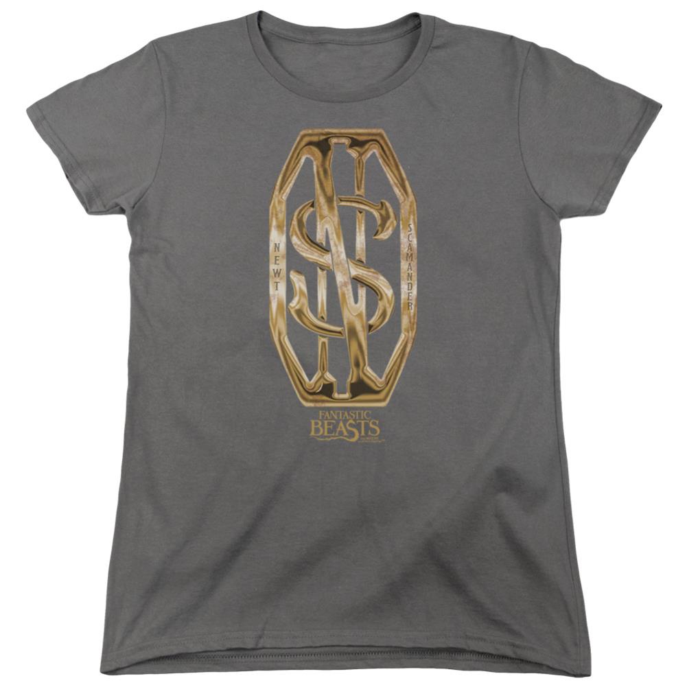 Fantastic Beasts And Where To Find Them Scamander Monogram Women's 18/1 Cotton Short-Sleeve T-Shirt