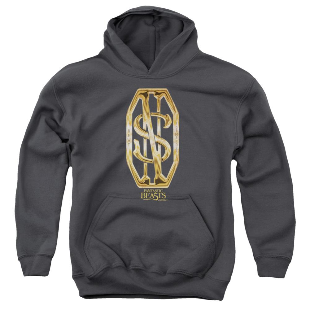 Fantastic Beasts And Where To Find Them Scamander Monogram Youth Cotton Poly Pull-Over Hoodie