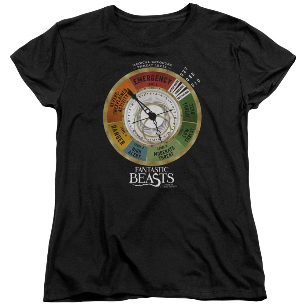 Fantastic Beasts And Where To Find Them Threat Gauge Women's 18/1 Cotton Short-Sleeve T-Shirt
