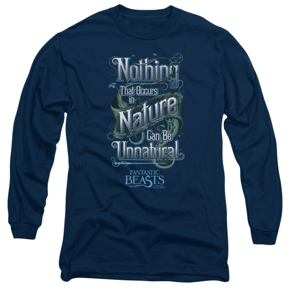 Fantastic Beasts And Where To Find Them Unnatural Men's 18/1 Cotton Long-Sleeve T-Shirt