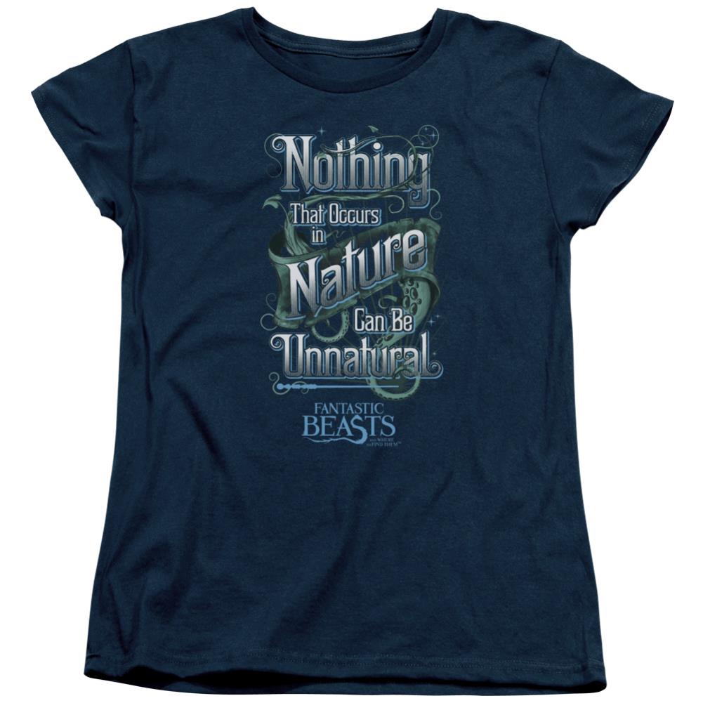 Fantastic Beasts And Where To Find Them Unnatural Women's 18/1 Cotton Short-Sleeve T-Shirt