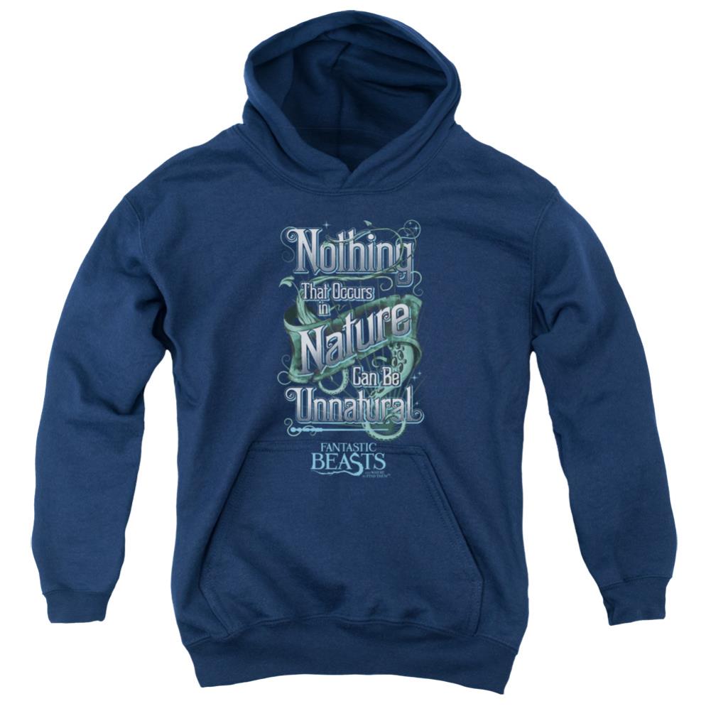 Fantastic Beasts And Where To Find Them Unnatural Youth Cotton Poly Pull-Over Hoodie
