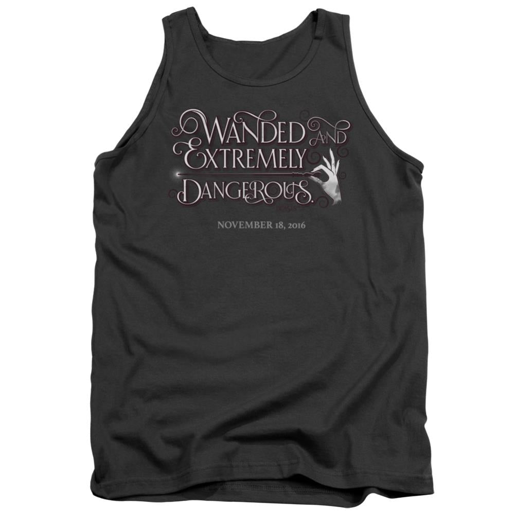 Fantastic Beasts And Where To Find Them Wanded Men's 18/1 Cotton Tank Top