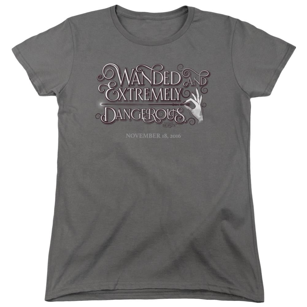 Fantastic Beasts And Where To Find Them Wanded Women's 18/1 Cotton Short-Sleeve T-Shirt