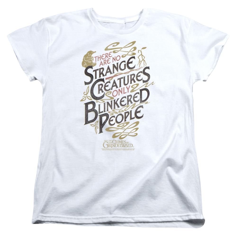 Fantastic Beasts: The Crimes of Grindelwald Blinkered People Women's 18/1 Cotton Short-Sleeve T-Shirt