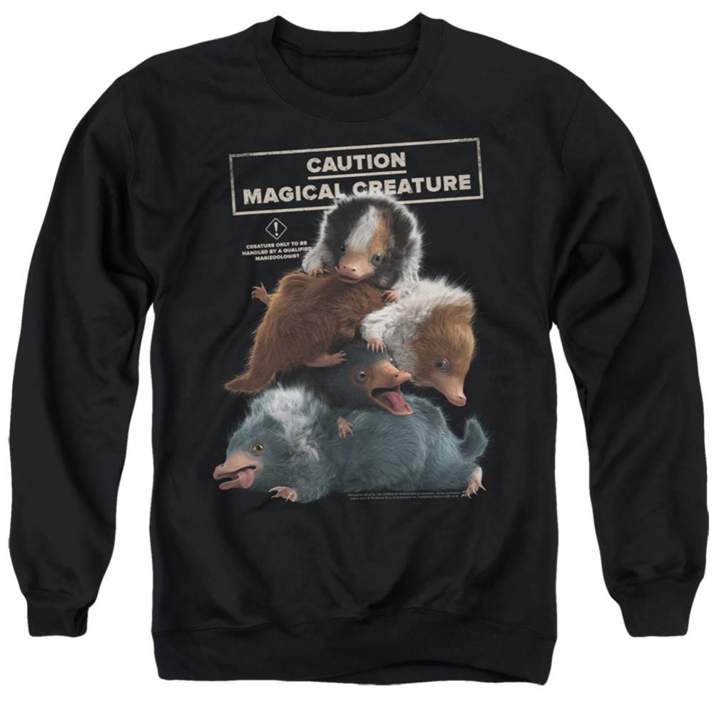 Fantastic Beasts: The Crimes of Grindelwald Cuddle Puddle Men's Crewneck 50 50 Poly Long-Sleeve T-Shirt