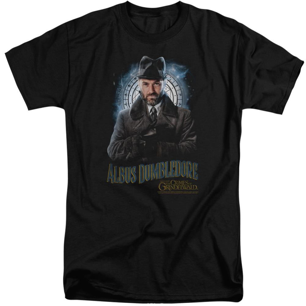 Fantastic Beasts: The Crimes of Grindelwald Dumbledore Men's 18/1 Tall Cotton Short-Sleeve T-Shirt