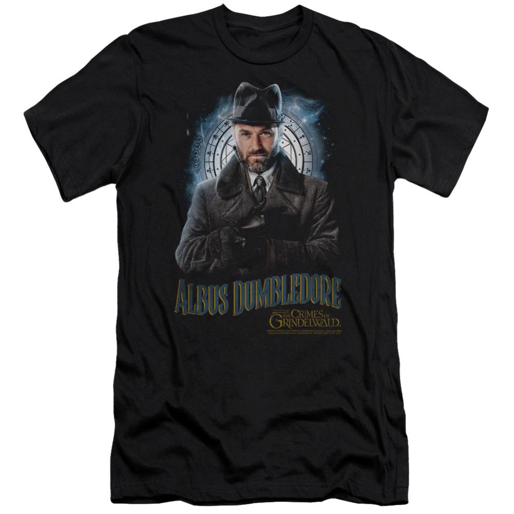 Fantastic Beasts: The Crimes of Grindelwald Dumbledore Men's Ultra-Soft 30/1 Cotton Slim Short-Sleeve T-Shirt