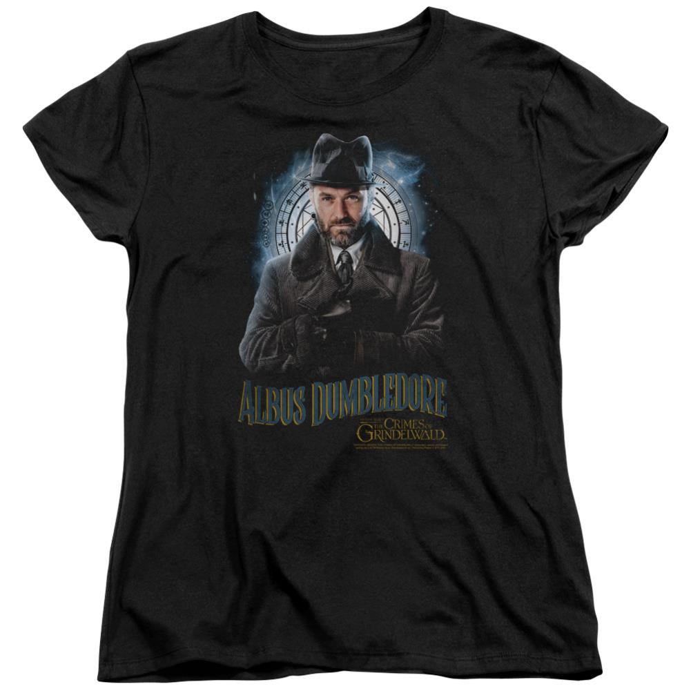 Fantastic Beasts: The Crimes of Grindelwald Dumbledore Women's 18/1 Cotton Short-Sleeve T-Shirt