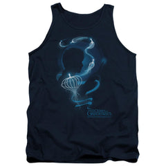 Fantastic Beasts: The Crimes of Grindelwald Newt Silhouette Men's 18/1 Cotton Tank Top