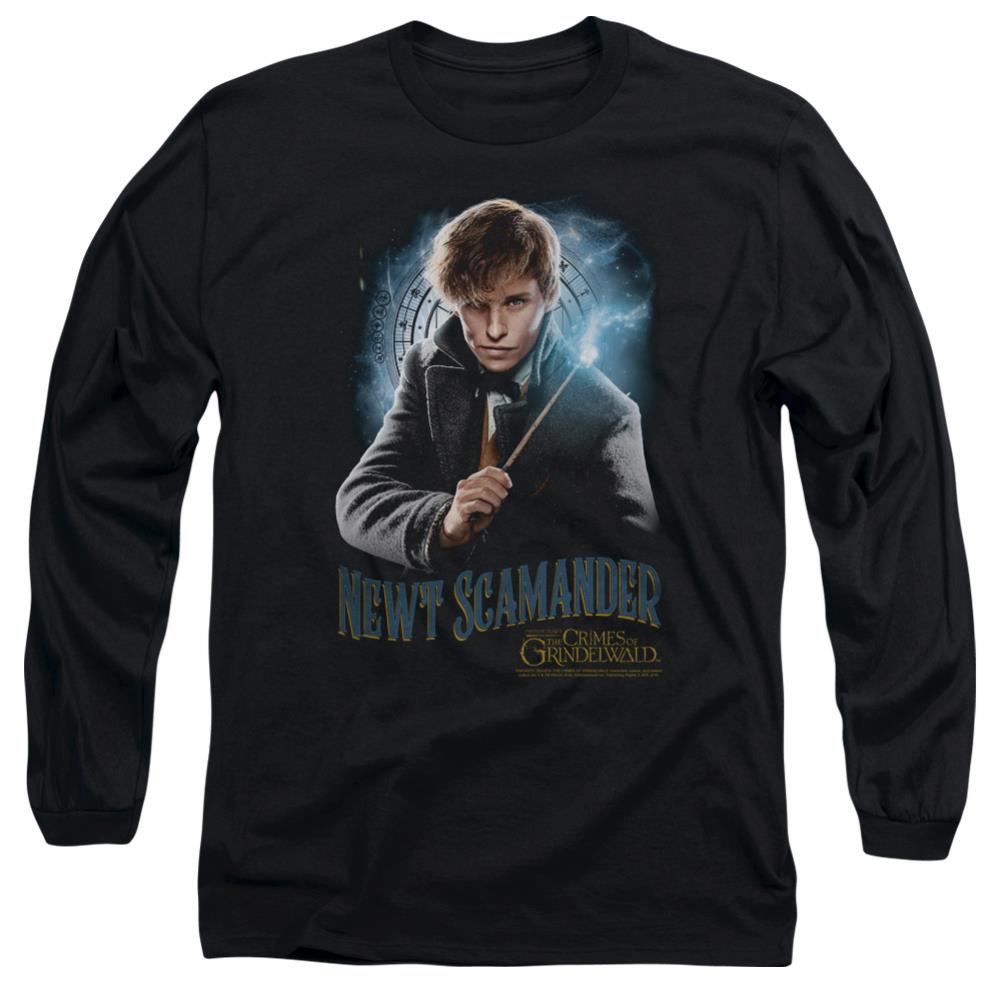 Fantastic Beasts: The Crimes of Grindelwald Scamander Monogram Men's 18/1 Cotton Long-Sleeve T-Shirt