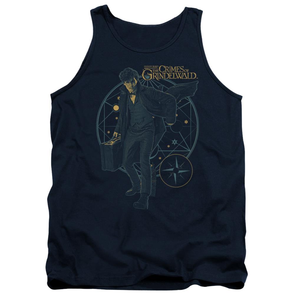 Fantastic Beasts: The Crimes of Grindelwald Suitcase Men's 18/1 Cotton Tank Top