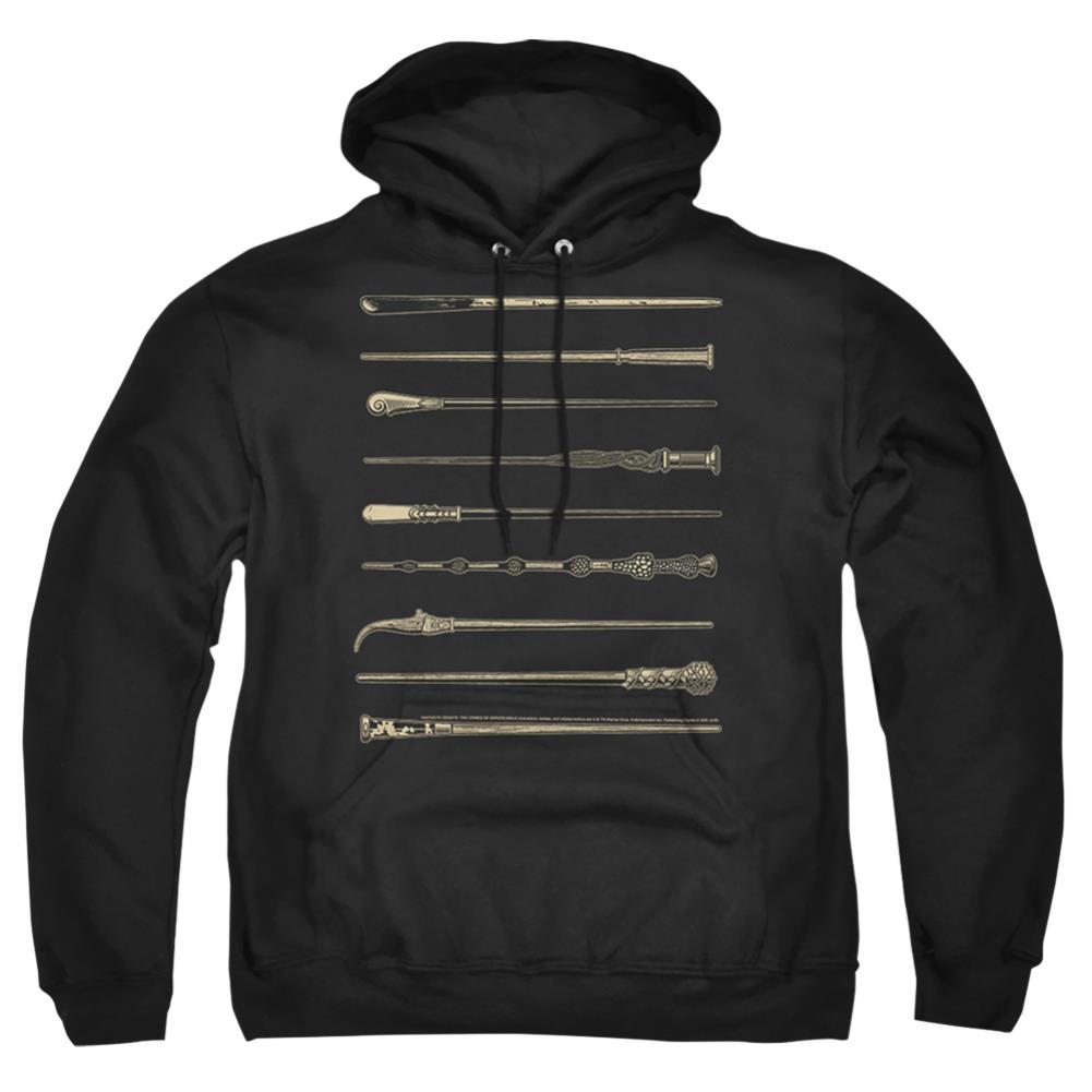 Fantastic Beasts: The Crimes of Grindelwald Wands Men's Pull-Over 75 25 Poly Hoodie