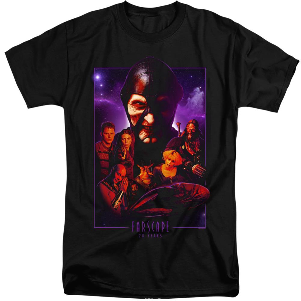 Farscape 20 Years Collage Men's 18/1 Tall Cotton Short-Sleeve T-Shirt