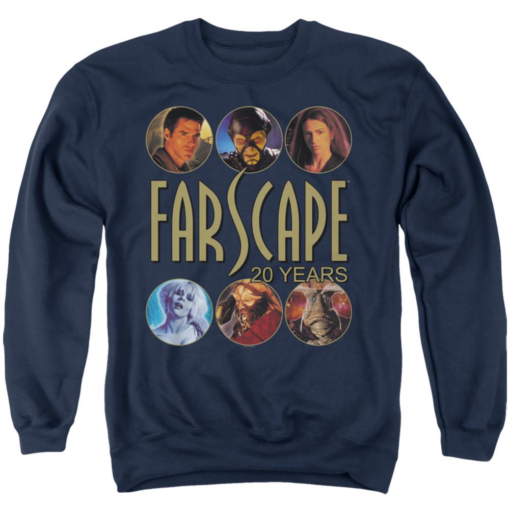 Farscape 20 Years Men's Crewneck 50 50 Poly Long-Sleeve T-Shirt