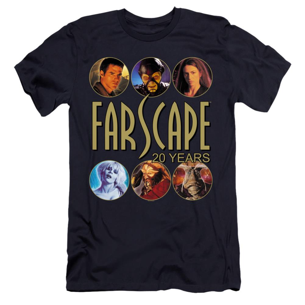 Farscape 20 Years Men's Ultra-Soft 30/1 Cotton Slim Short-Sleeve T-Shirt