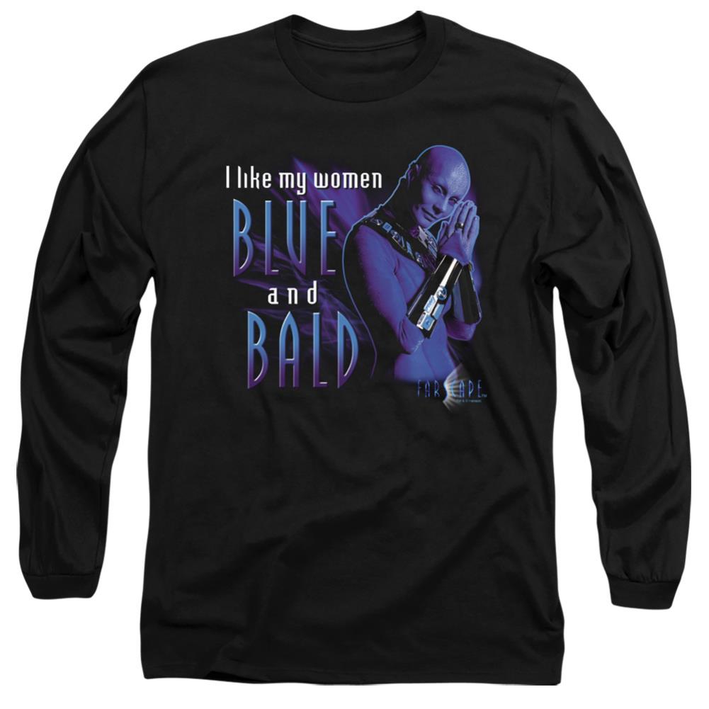 Farscape Blue And Bald Men's 18/1 Cotton Long-Sleeve T-Shirt