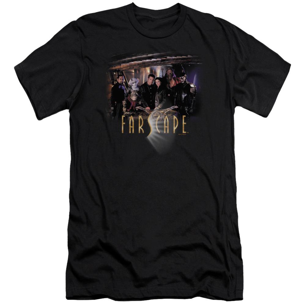 Farscape Cast Men's Ultra-Soft 30/1 Cotton Slim Short-Sleeve T-Shirt
