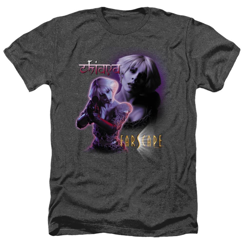 Farscape Chiana Men's 30/1 Heather 60 40 Poly Short-Sleeve T-Shirt