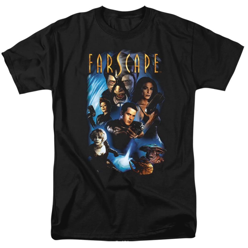 Farscape Comic Cover Men's 18/1 Cotton Short-Sleeve T-Shirt