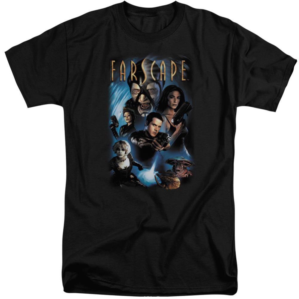 Farscape Comic Cover Men's 18/1 Tall Cotton Short-Sleeve T-Shirt