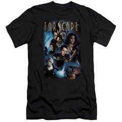 Farscape Comic Cover Men's Ultra-Soft 30/1 Cotton Slim Short-Sleeve T-Shirt