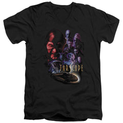 Farscape Criminally Epic Men's 30/1 Cotton Slim V-Neck T-Shirt