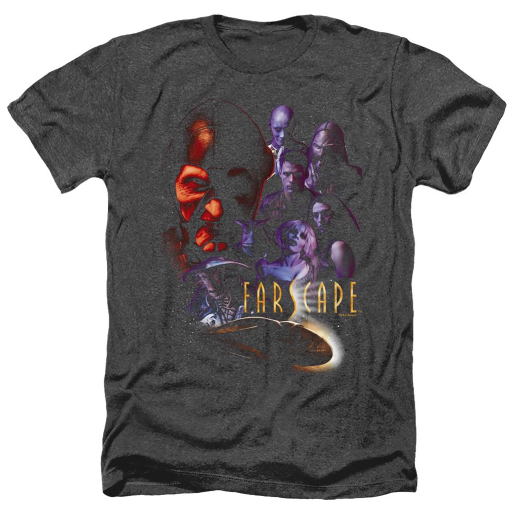 Farscape Criminally Epic Men's 30/1 Heather 60 40 Poly Short-Sleeve T-Shirt