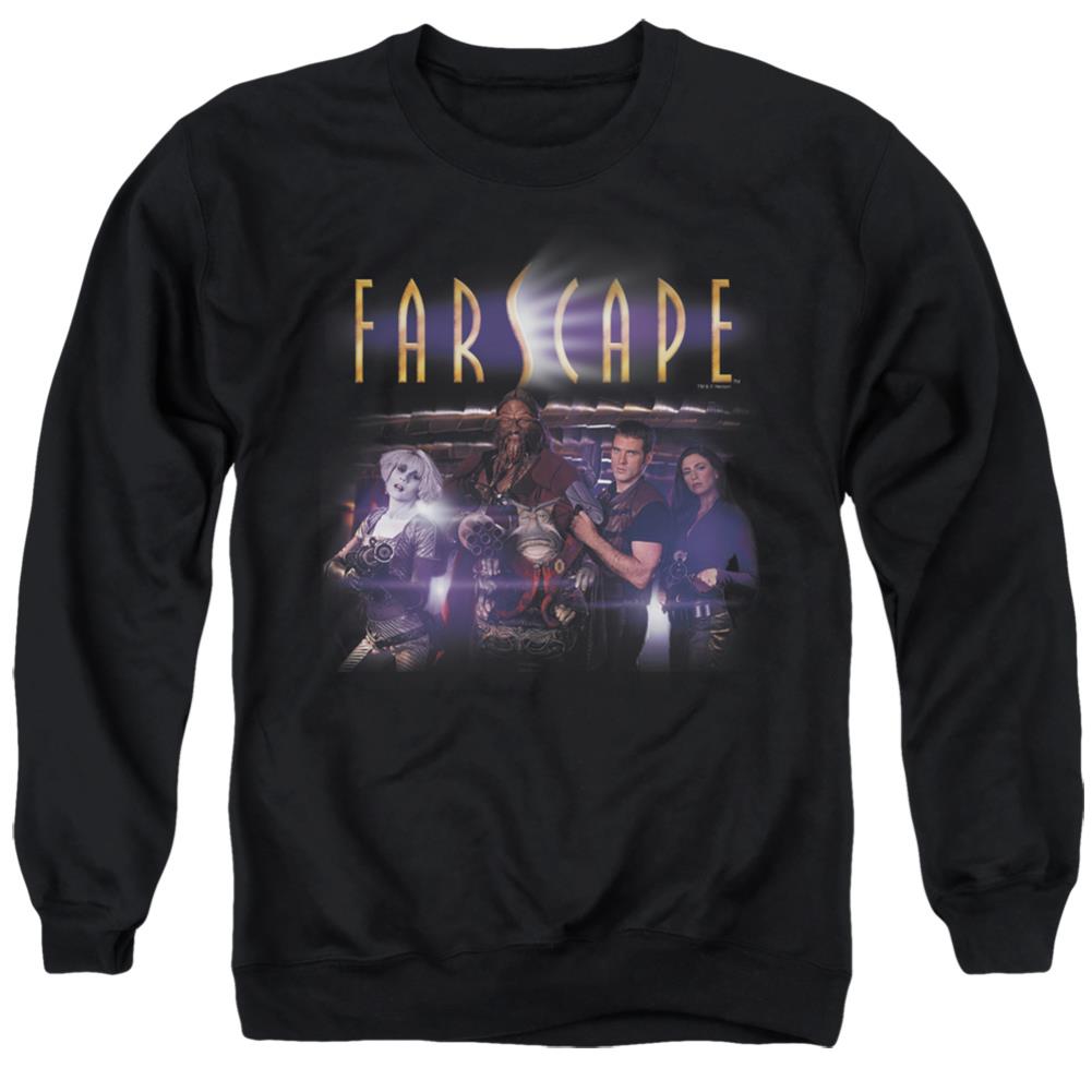 Farscape Flarescape Men's Crewneck 50 50 Poly Long-Sleeve T-Shirt