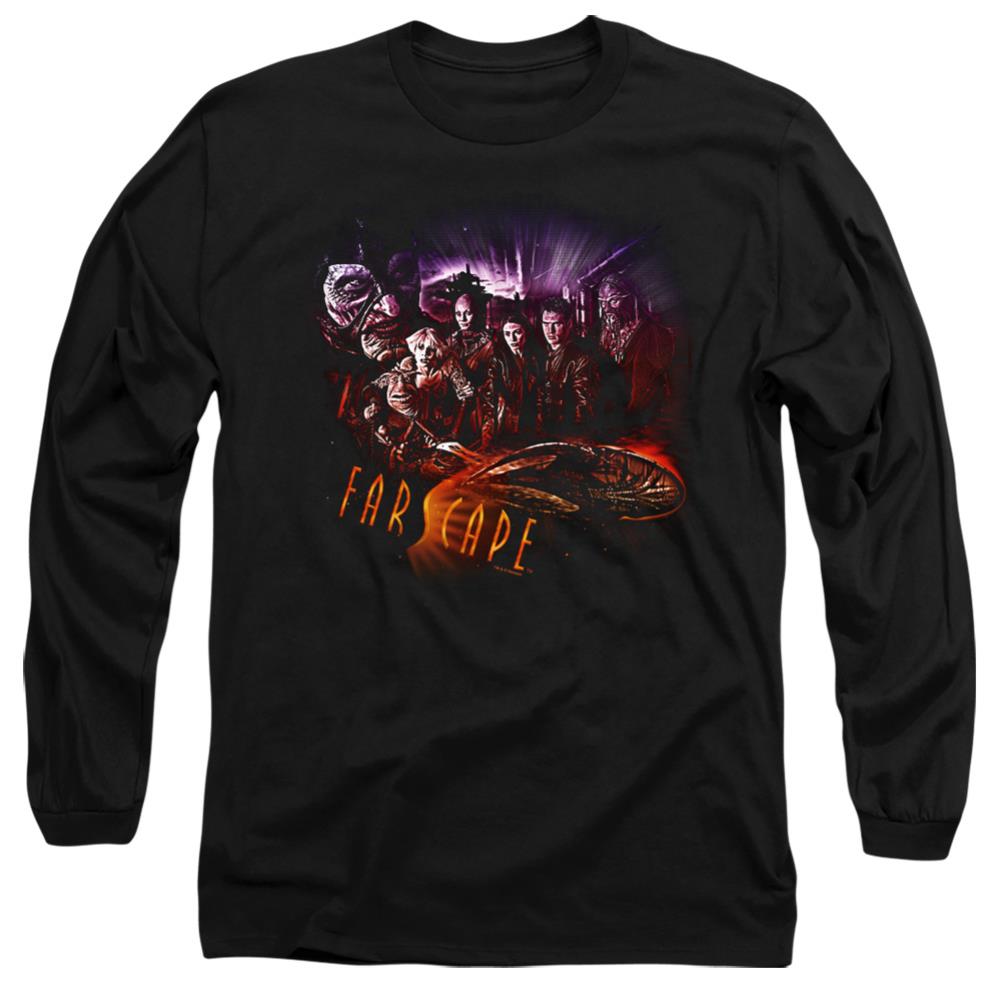 Farscape Graphic Collage Men's 18/1 Cotton Long-Sleeve T-Shirt