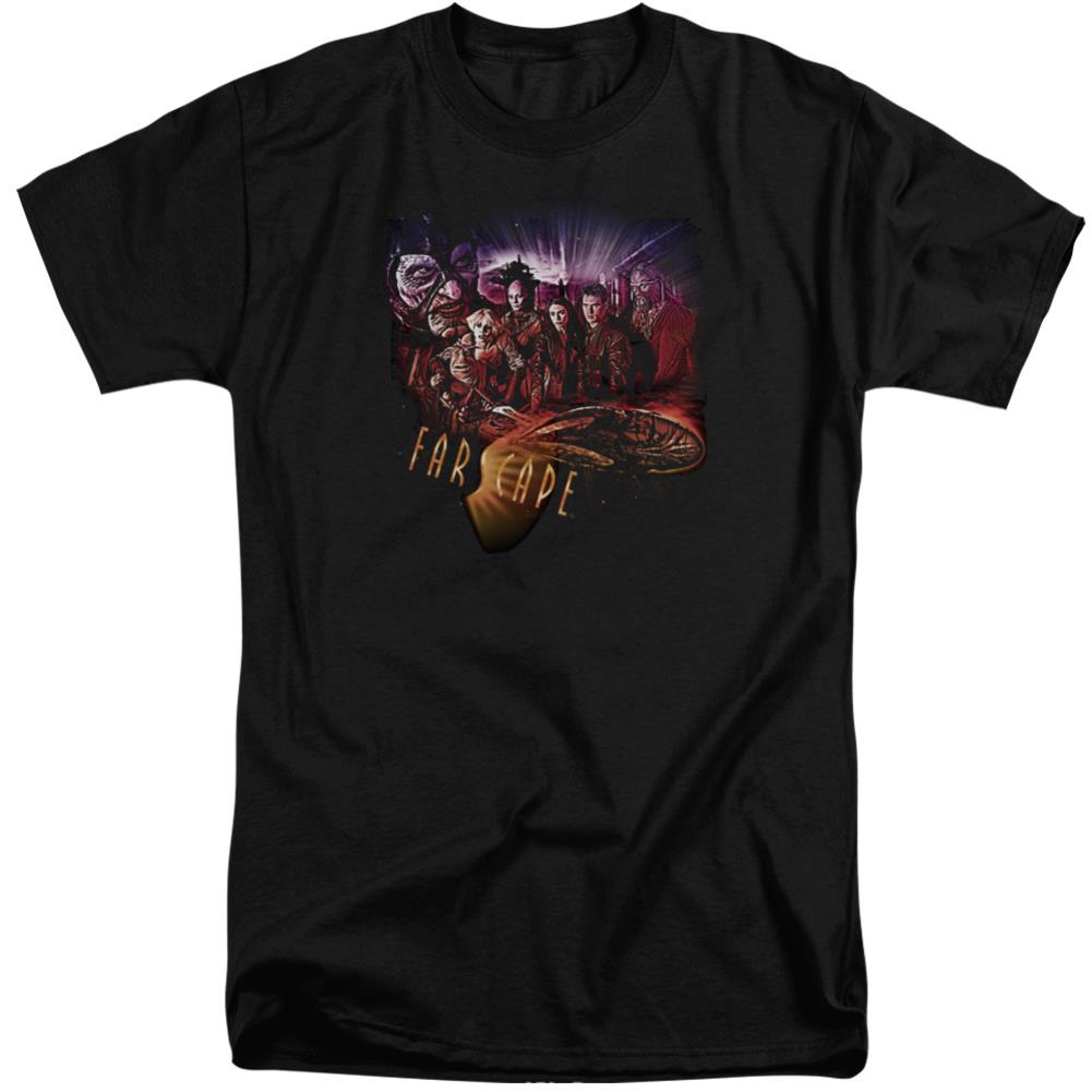 Farscape Graphic Collage Men's 18/1 Tall Cotton Short-Sleeve T-Shirt